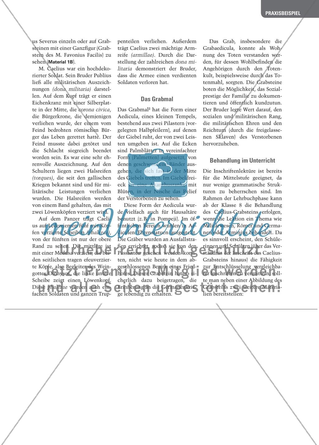 Der Caelius-Grabstein Preview 4