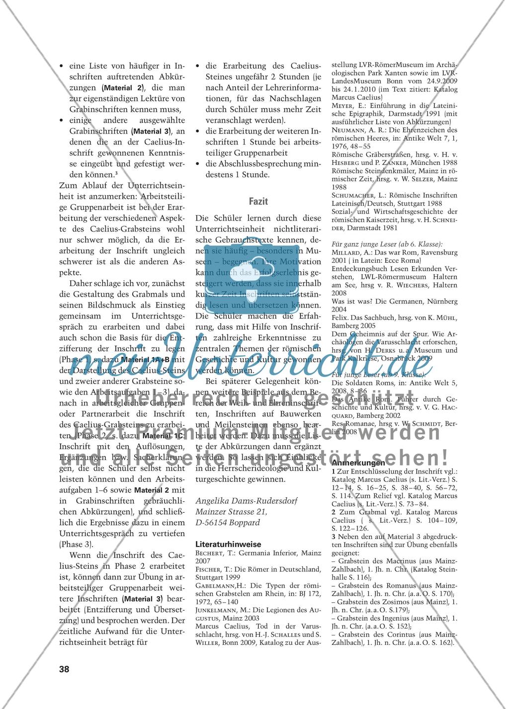 Der Caelius-Grabstein Preview 5