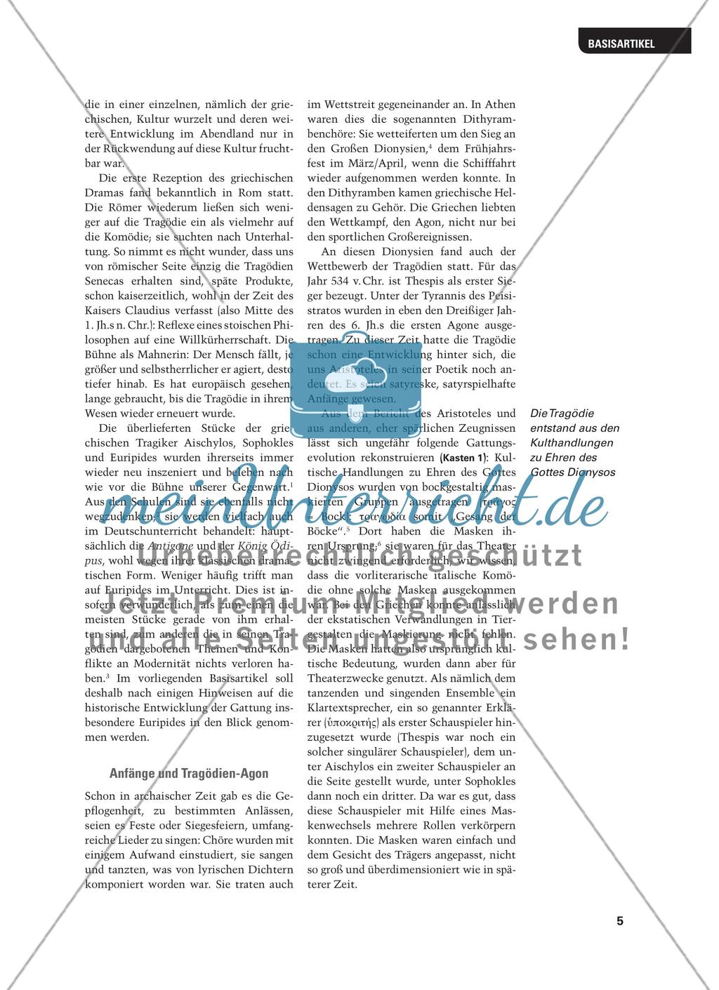 Götter und Menschen im Konflikt - Die griechische Tragödie Preview 2