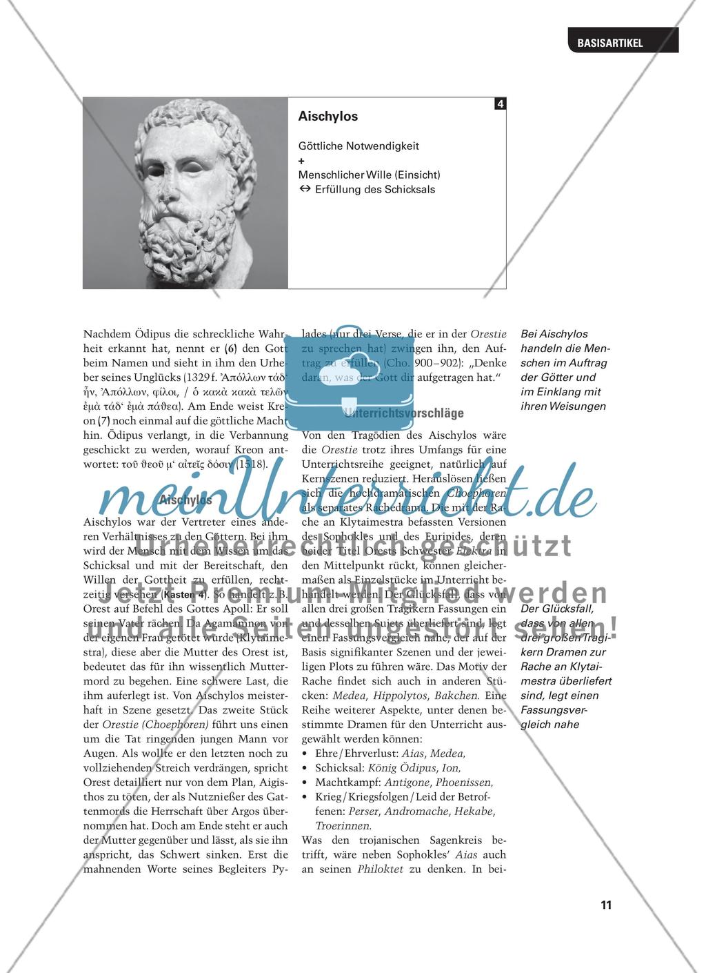 Götter und Menschen im Konflikt - Die griechische Tragödie Preview 8