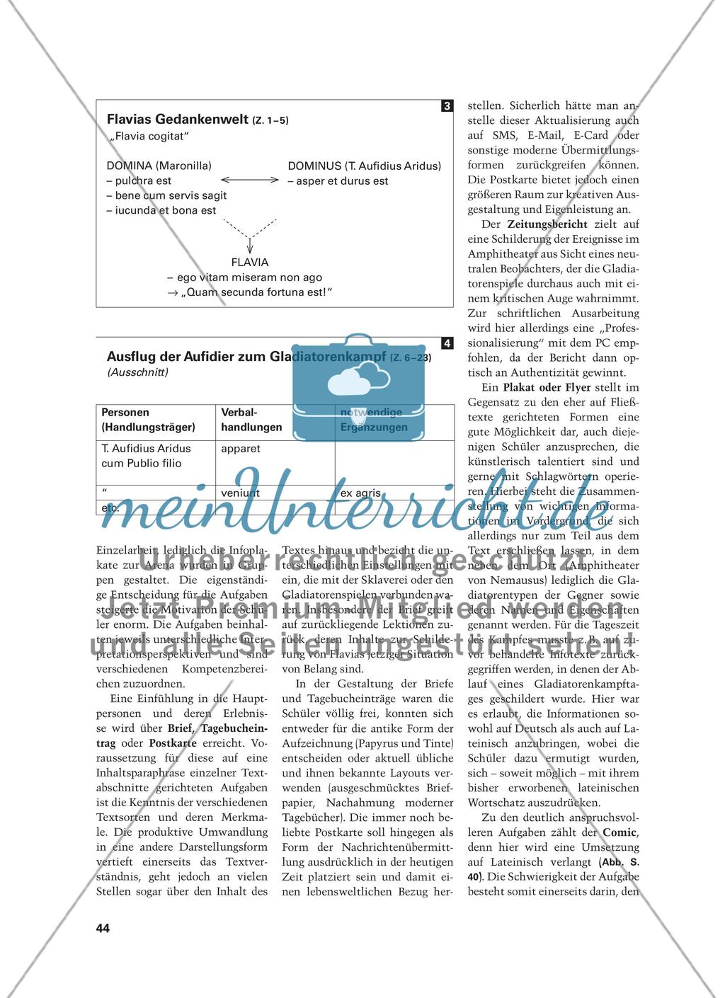 In der Arena - Eine handlungs- und produktionsorientierte Interpretationssequenz Preview 5