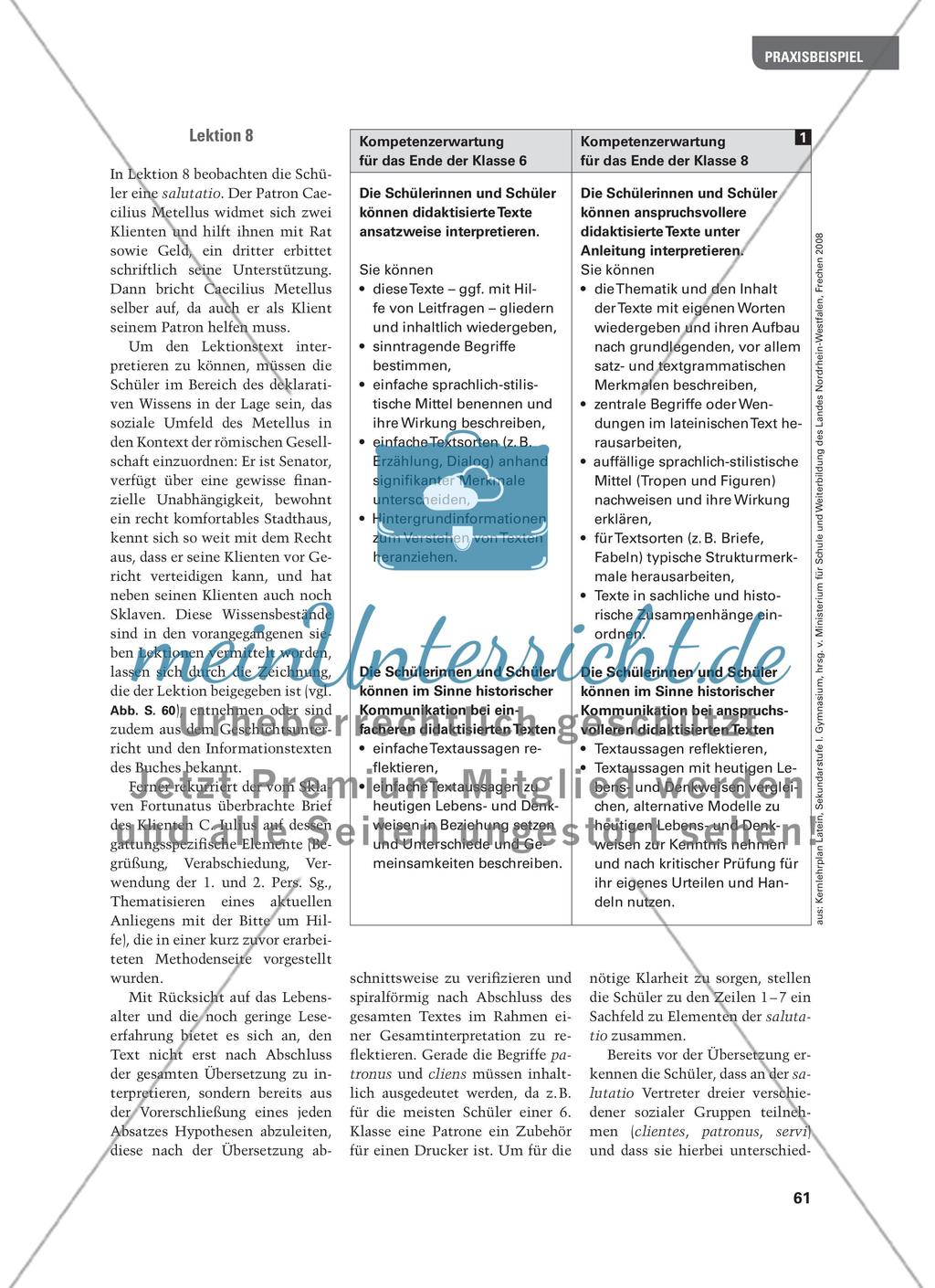 Kompetenzorientiert Interpretieren - Zwei Beispiele aus dem Lehrwerk „Actio“ Preview 2