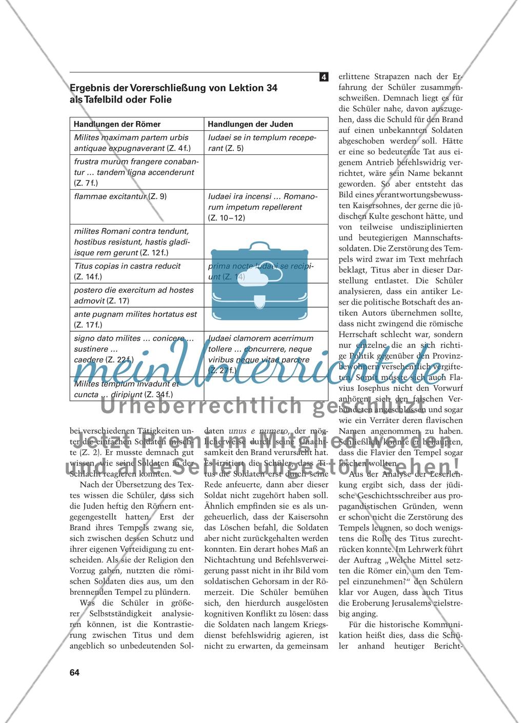 Kompetenzorientiert Interpretieren - Zwei Beispiele aus dem Lehrwerk „Actio“ Preview 5