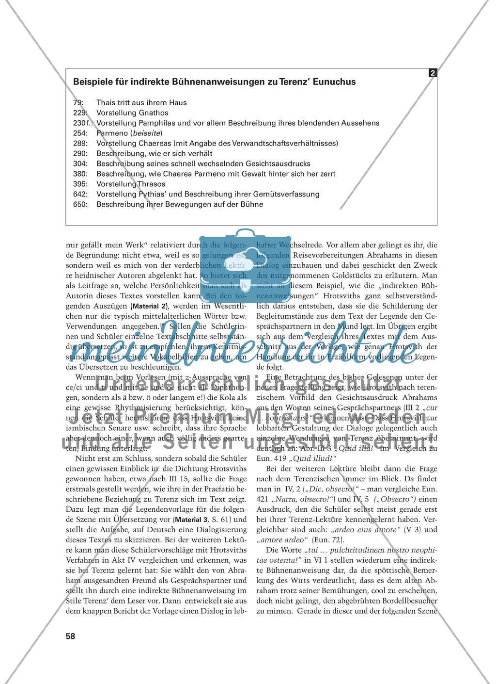 Ego, Clamor Validus Gandeshemensis, non recusavi illum imitari dictando - Terenz im Nonnenkloster Preview 3
