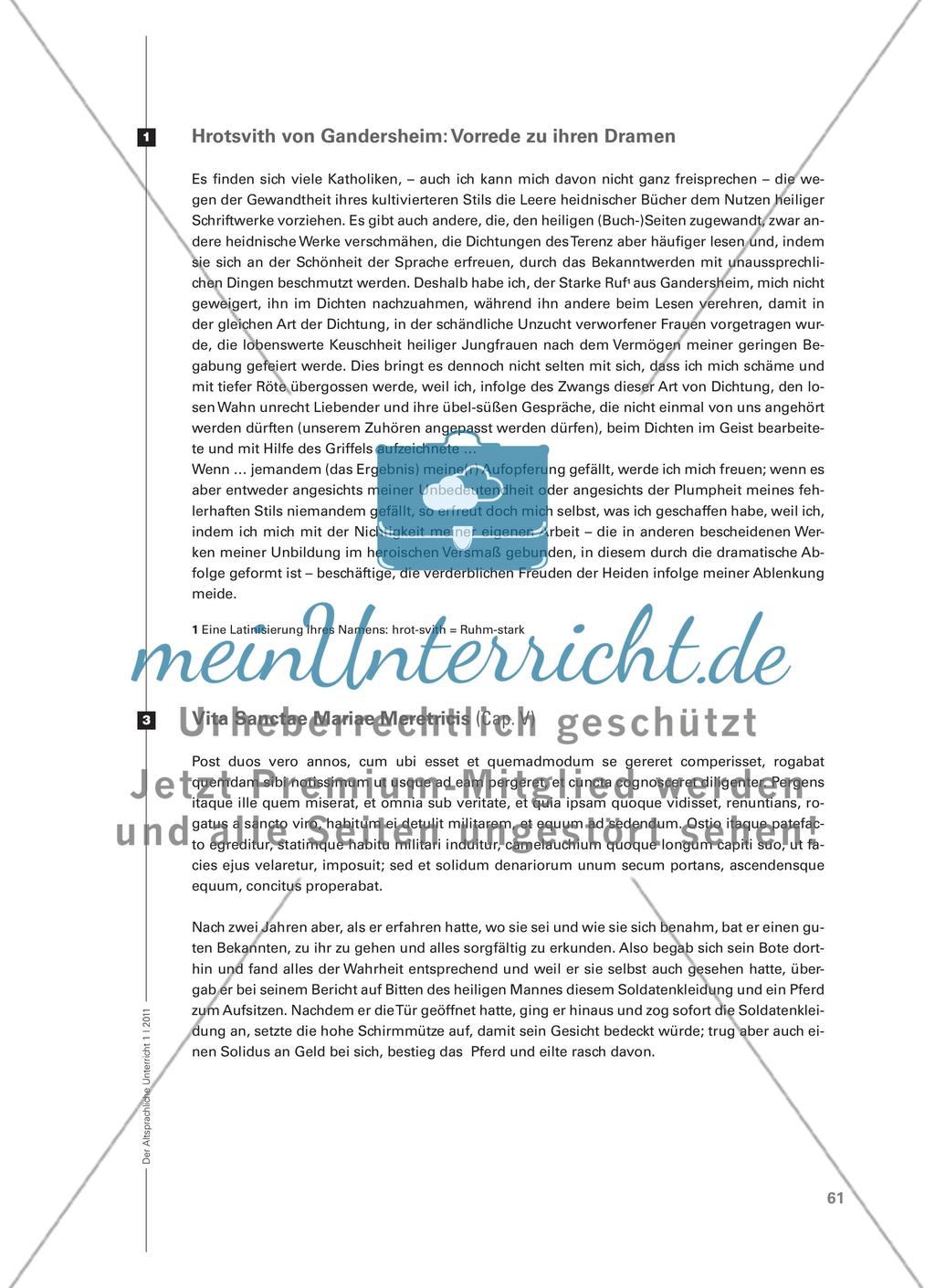 Ego, Clamor Validus Gandeshemensis, non recusavi illum imitari dictando - Terenz im Nonnenkloster Preview 6