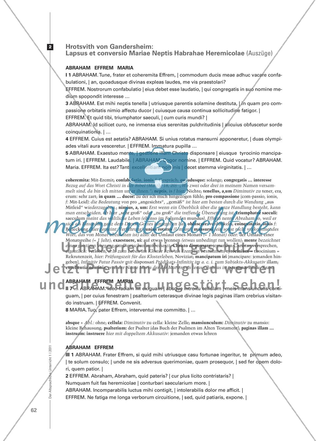 Ego, Clamor Validus Gandeshemensis, non recusavi illum imitari dictando - Terenz im Nonnenkloster Preview 7