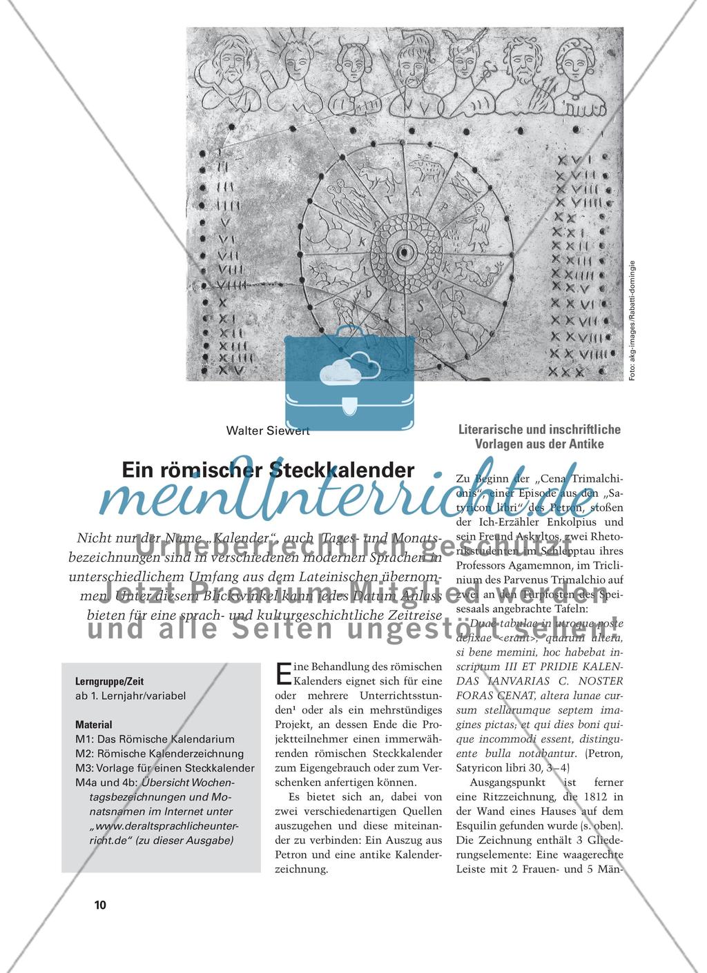Ein römischer Steckkalender Preview 1