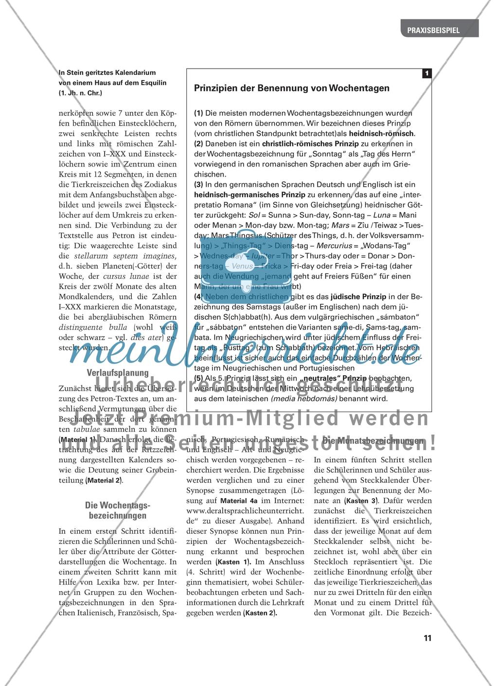 Ein römischer Steckkalender Preview 2