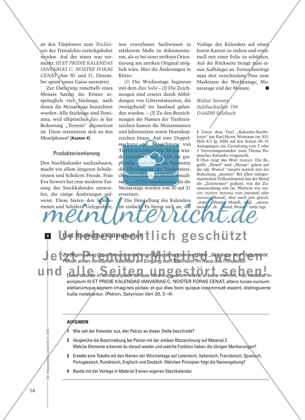Ein römischer Steckkalender Preview 5