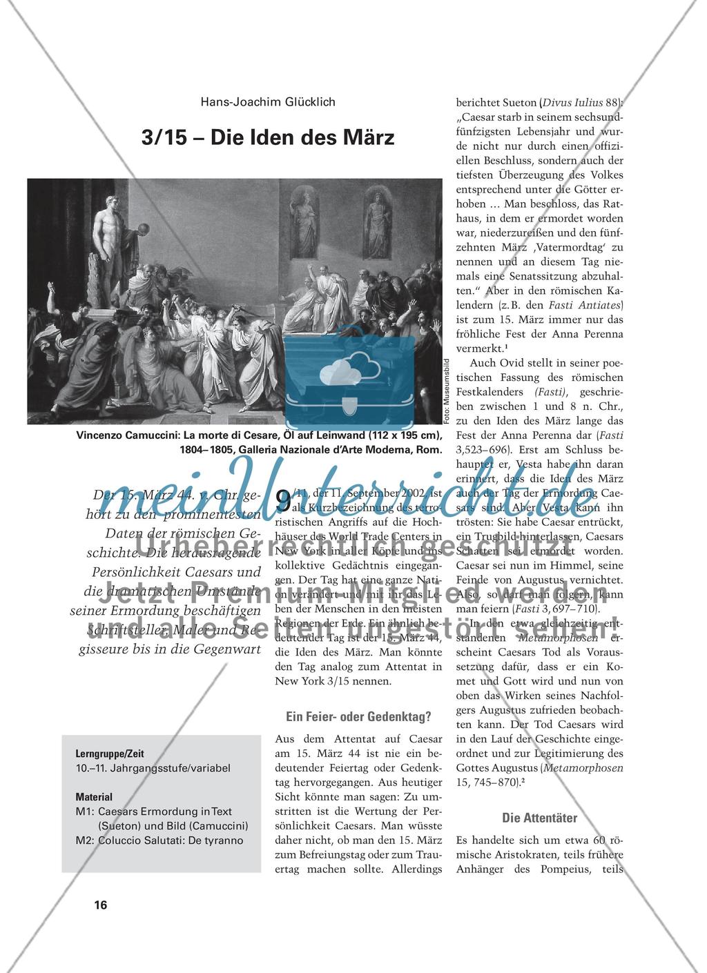 3/15 – Die Iden des März Preview 1