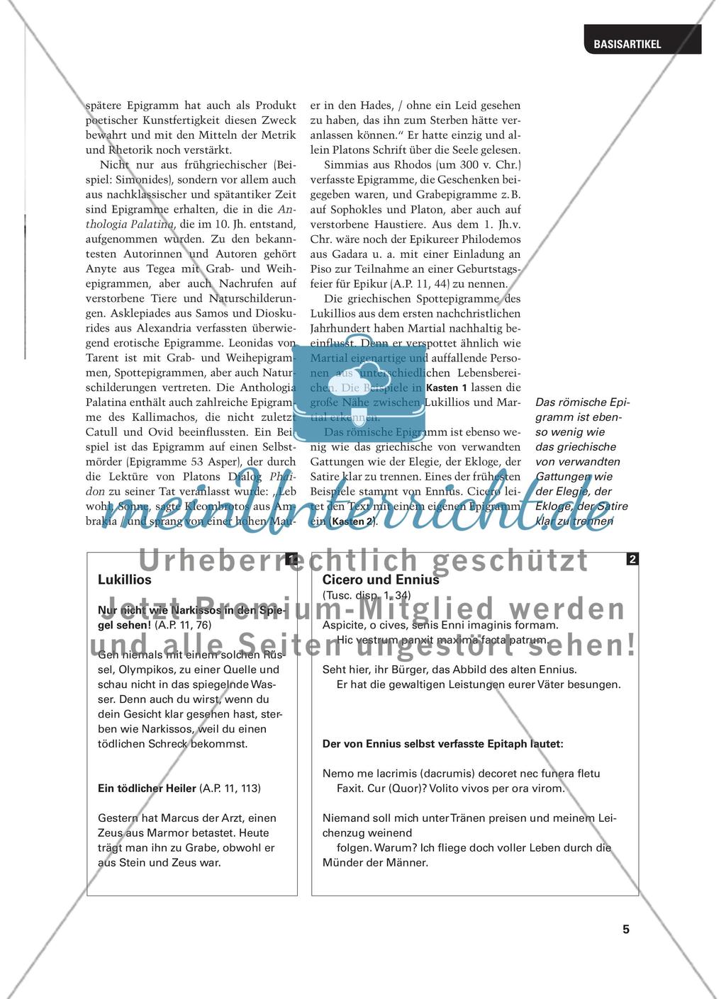 Was ist ein Epigramm? Preview 2
