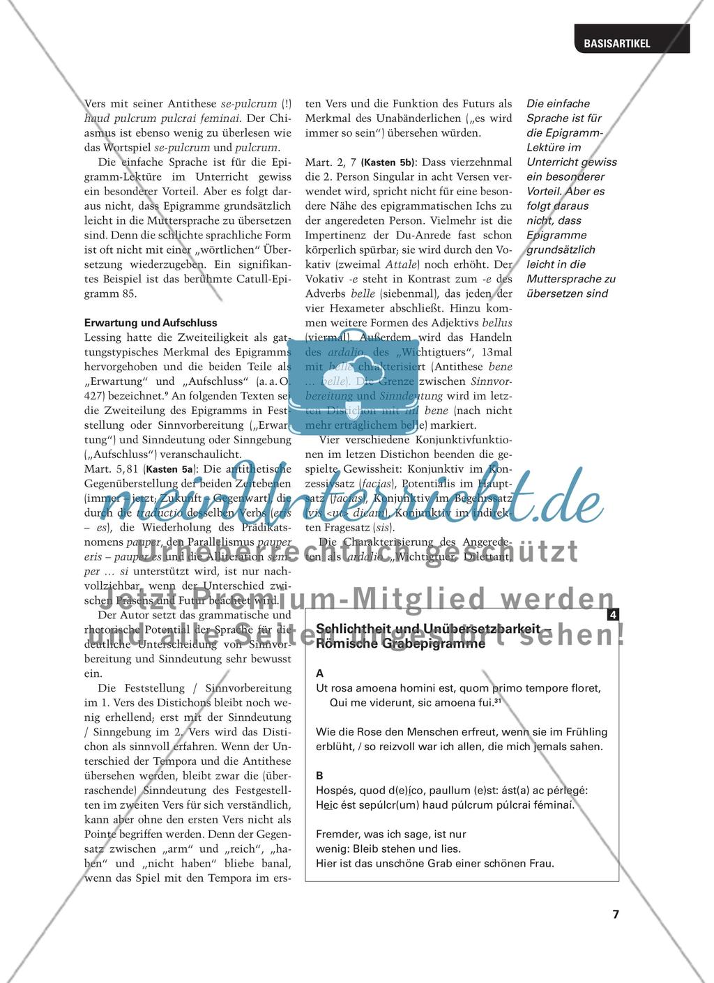 Was ist ein Epigramm? Preview 4