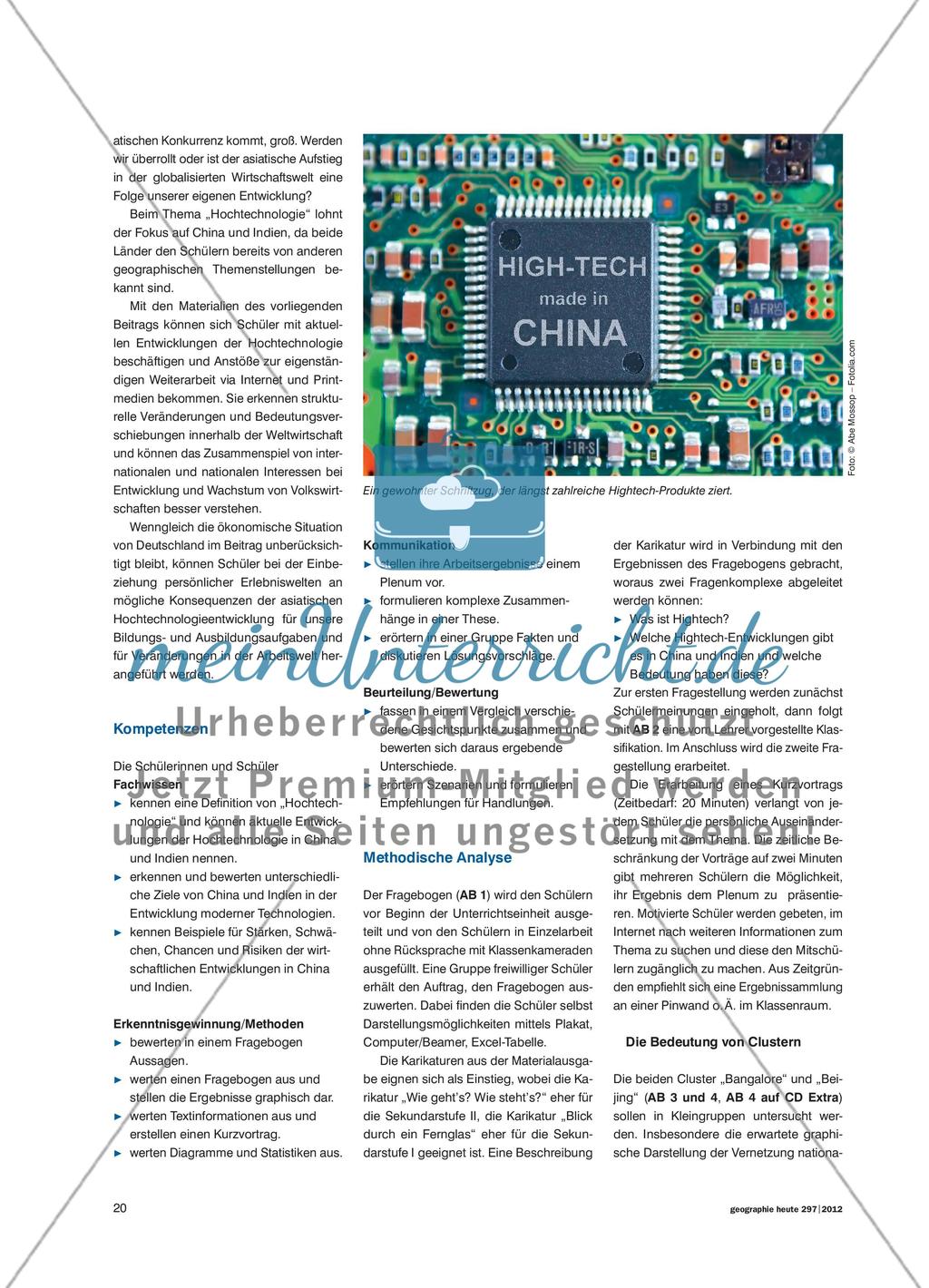 Hightech-Ansätze in China und Indien - Entwicklungstrends und Chancen Preview 3