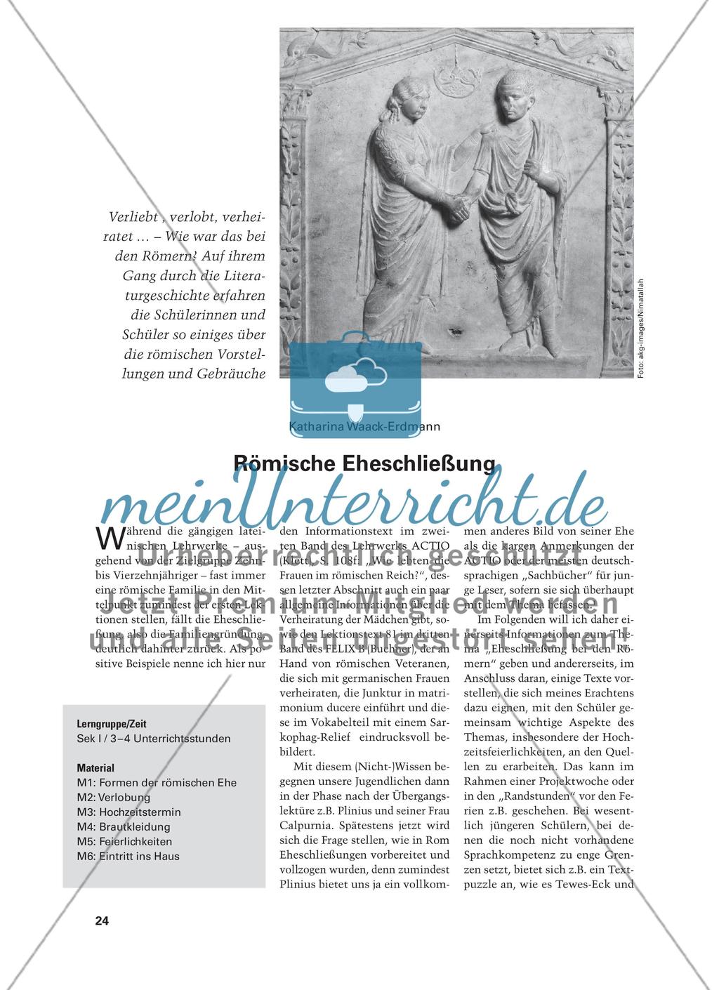 Römische Eheschließung Preview 1