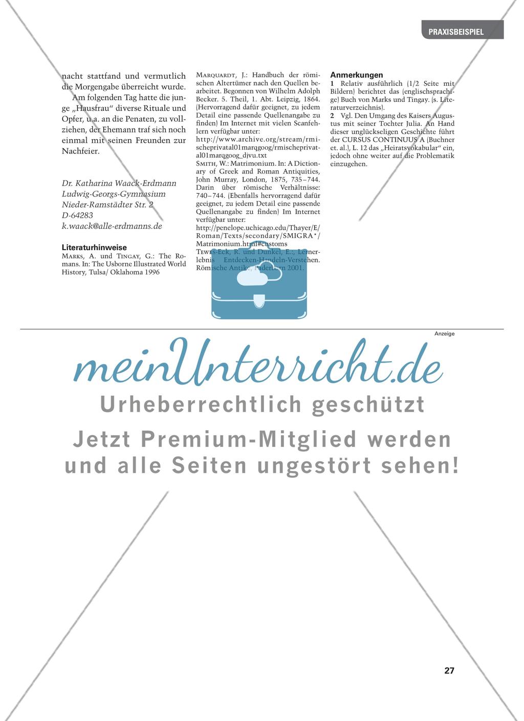 Römische Eheschließung Preview 4