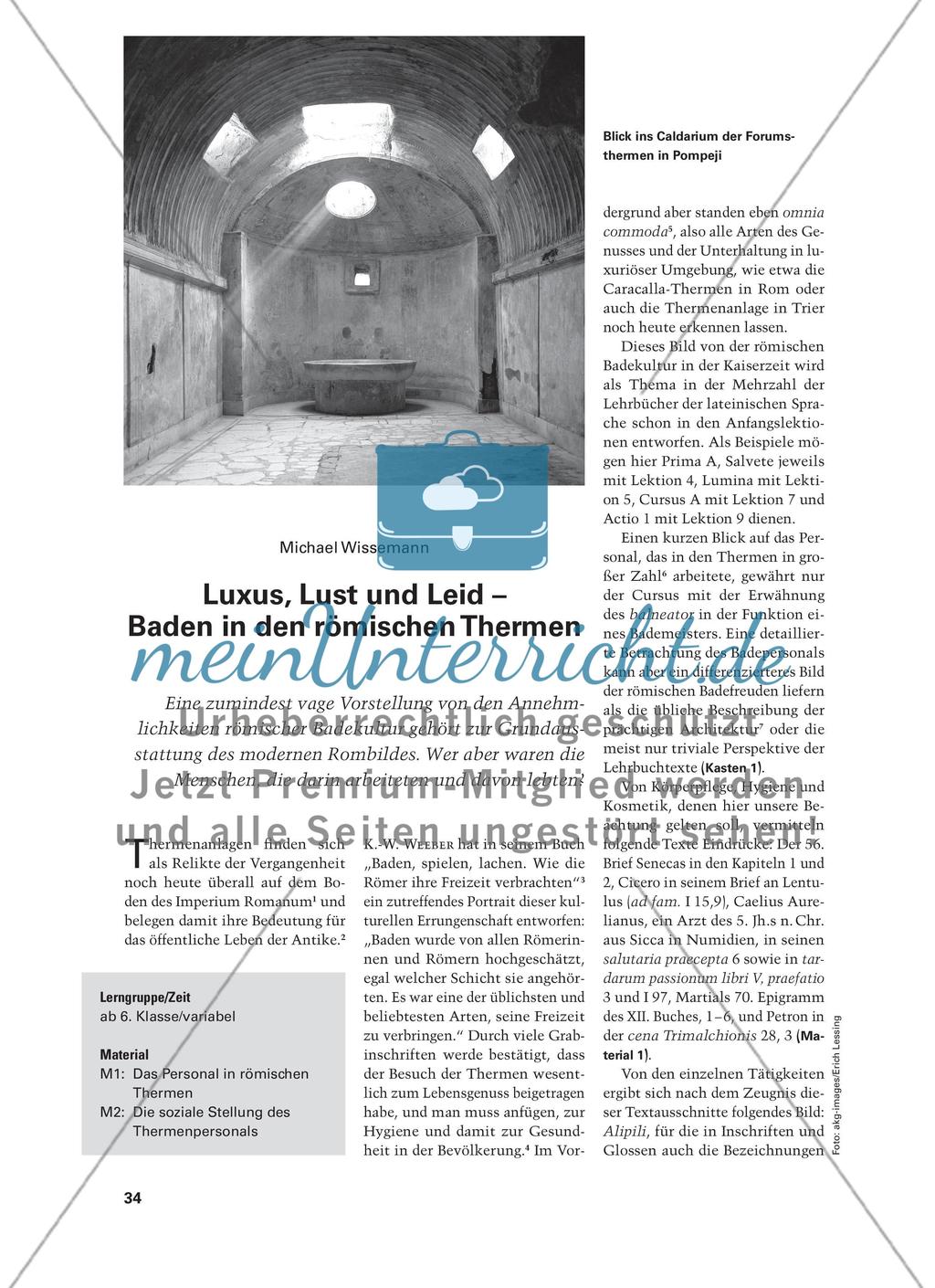 Luxus, Lust und Leid – Baden in den römischen Thermen Preview 1