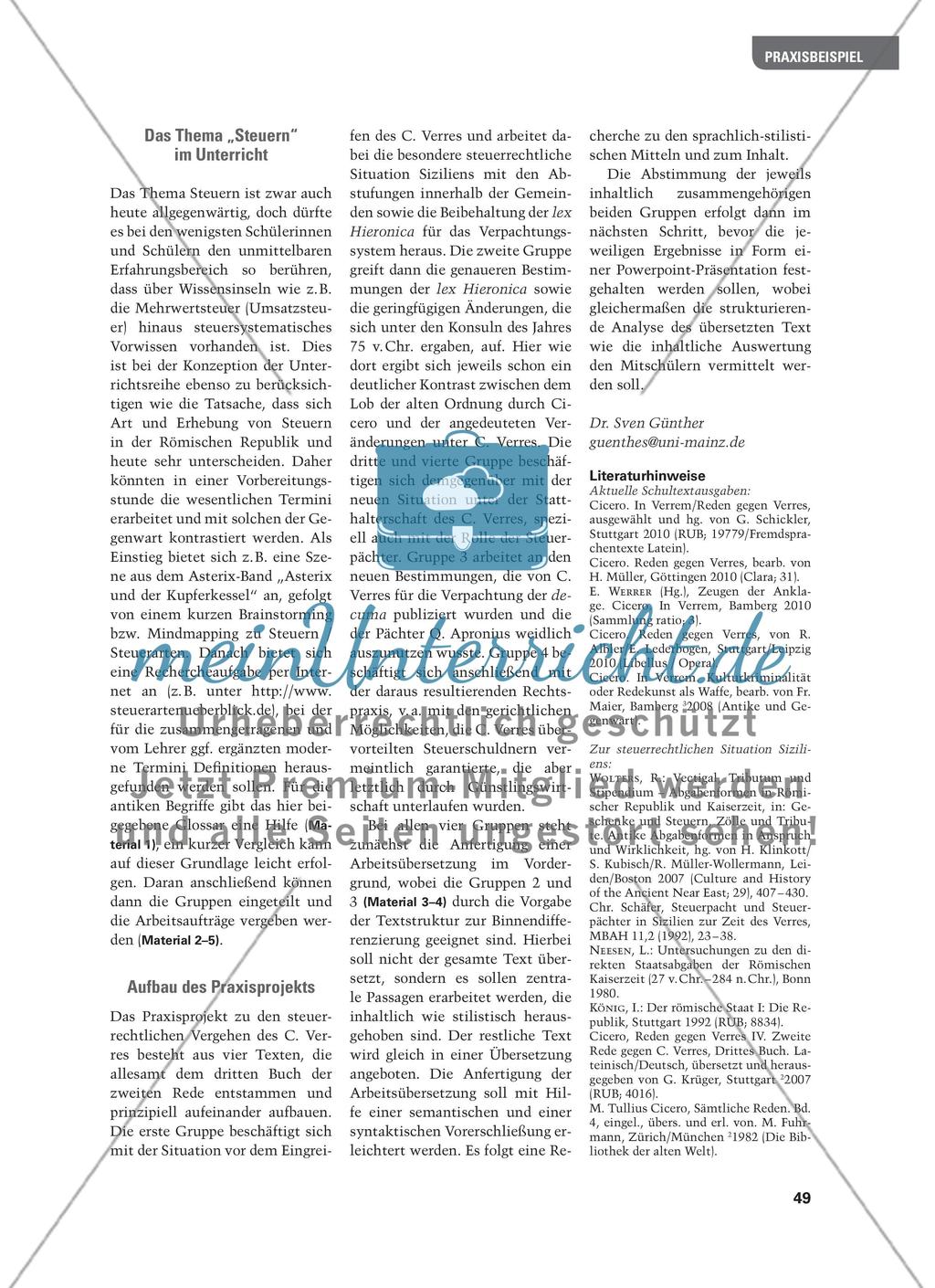 Auf Raubzug in Sizilien - Die römische Steuerpolitik im Spiegel von Ciceros Verrinen Preview 4