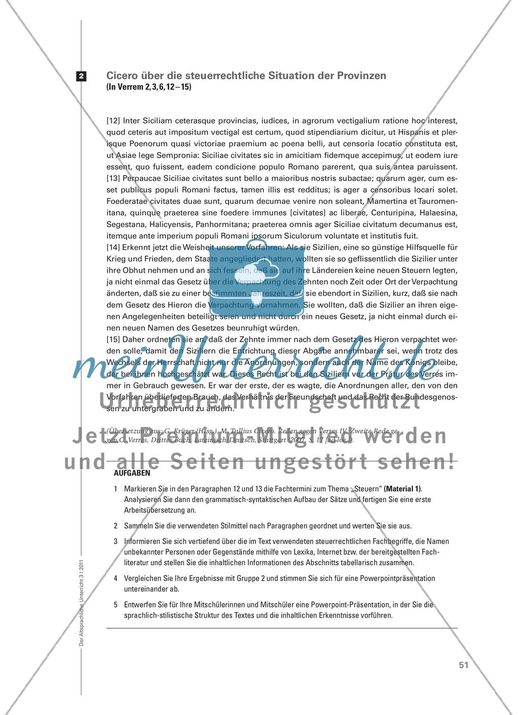 Auf Raubzug in Sizilien - Die römische Steuerpolitik im Spiegel von Ciceros Verrinen Preview 6