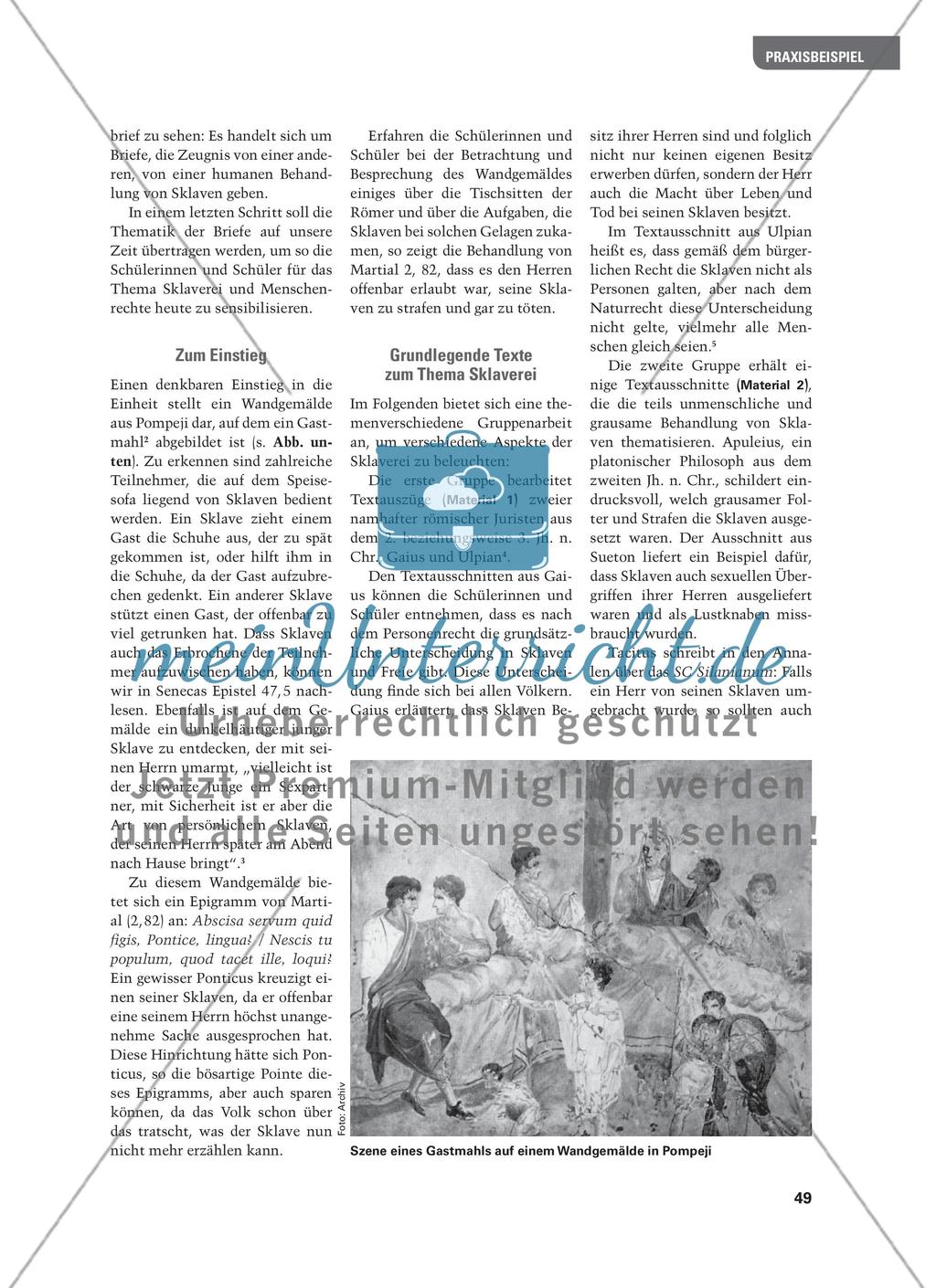 „Totidem hostes esse quot servos“? - Die Behandlung von Sklaven in Rom Preview 2