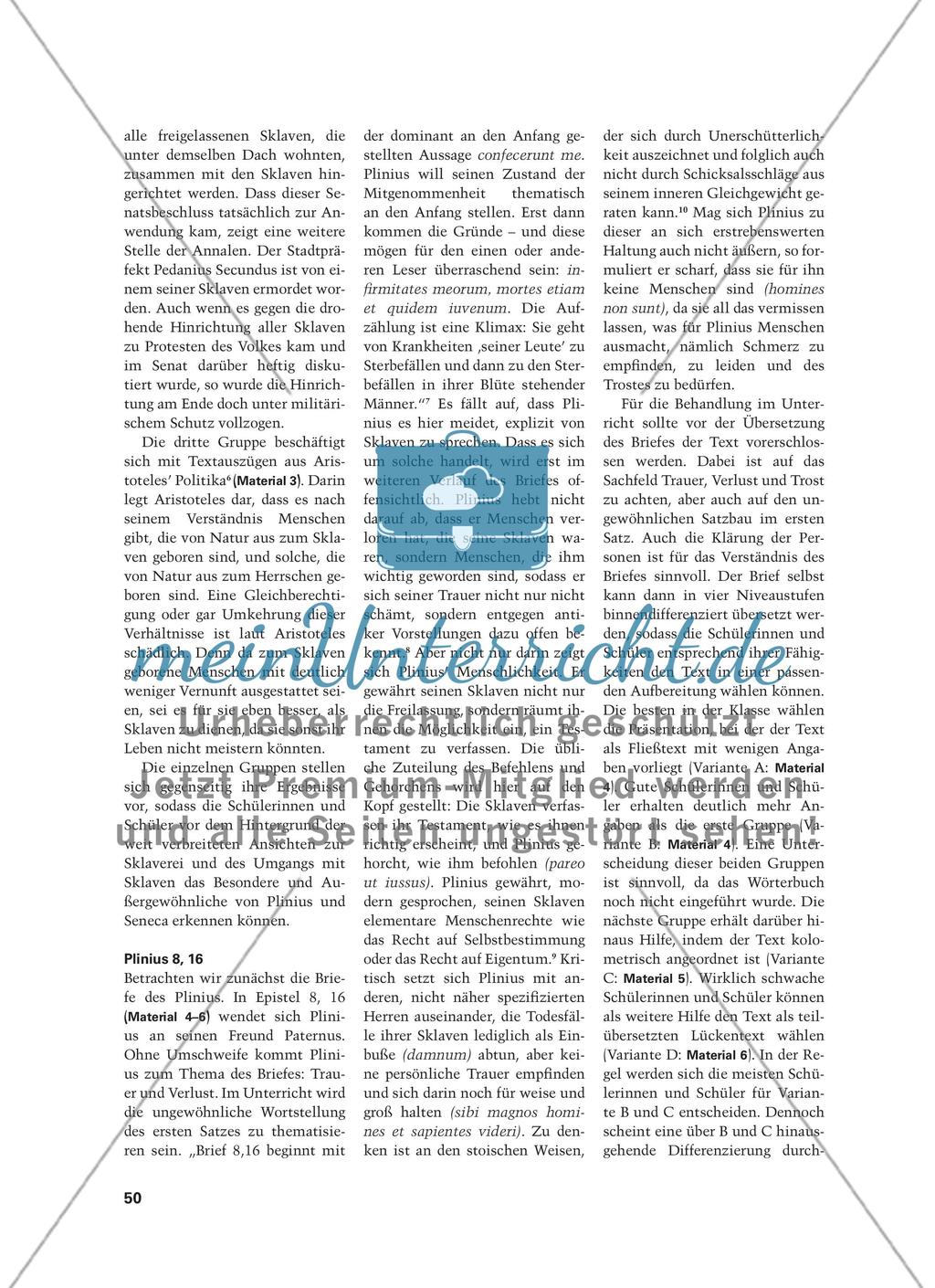 „Totidem hostes esse quot servos“? - Die Behandlung von Sklaven in Rom Preview 3