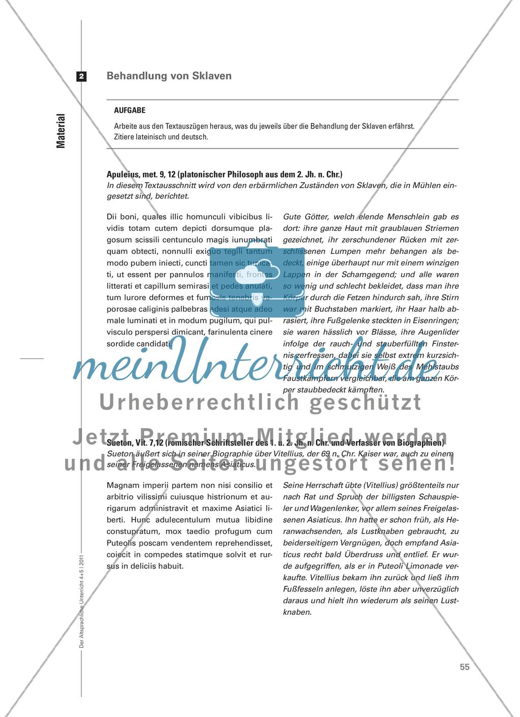 „Totidem hostes esse quot servos“? - Die Behandlung von Sklaven in Rom Preview 8