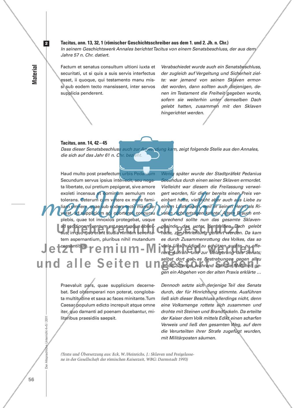 „Totidem hostes esse quot servos“? - Die Behandlung von Sklaven in Rom Preview 9