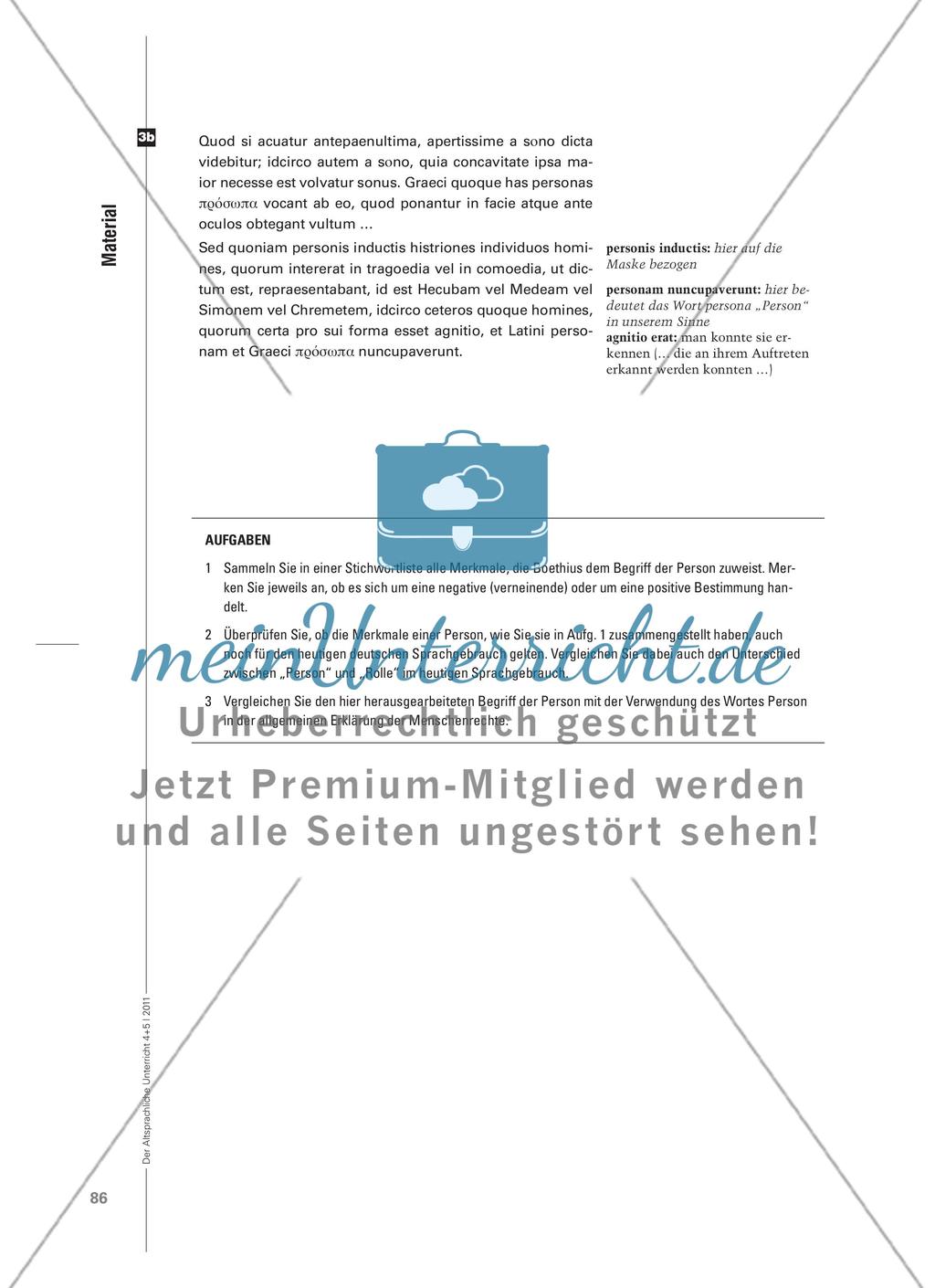 „persona – perfectissimum in tota natura“ - Lateinische Quellentexte zur Menschenrechtsidee Preview 12