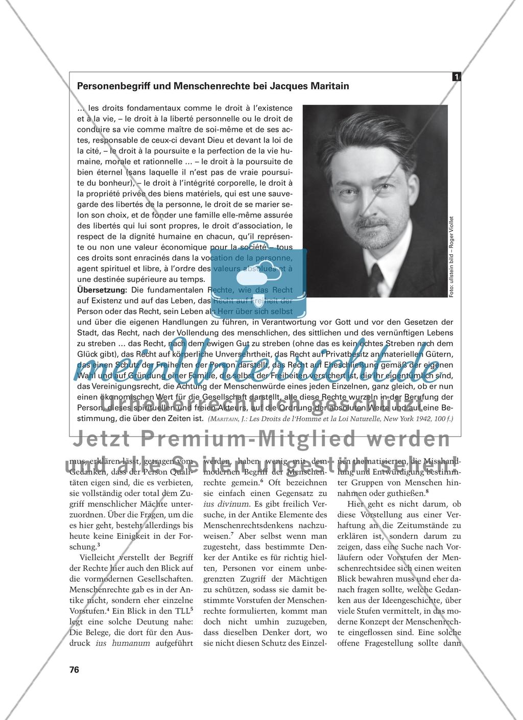 „persona – perfectissimum in tota natura“ - Lateinische Quellentexte zur Menschenrechtsidee Preview 2