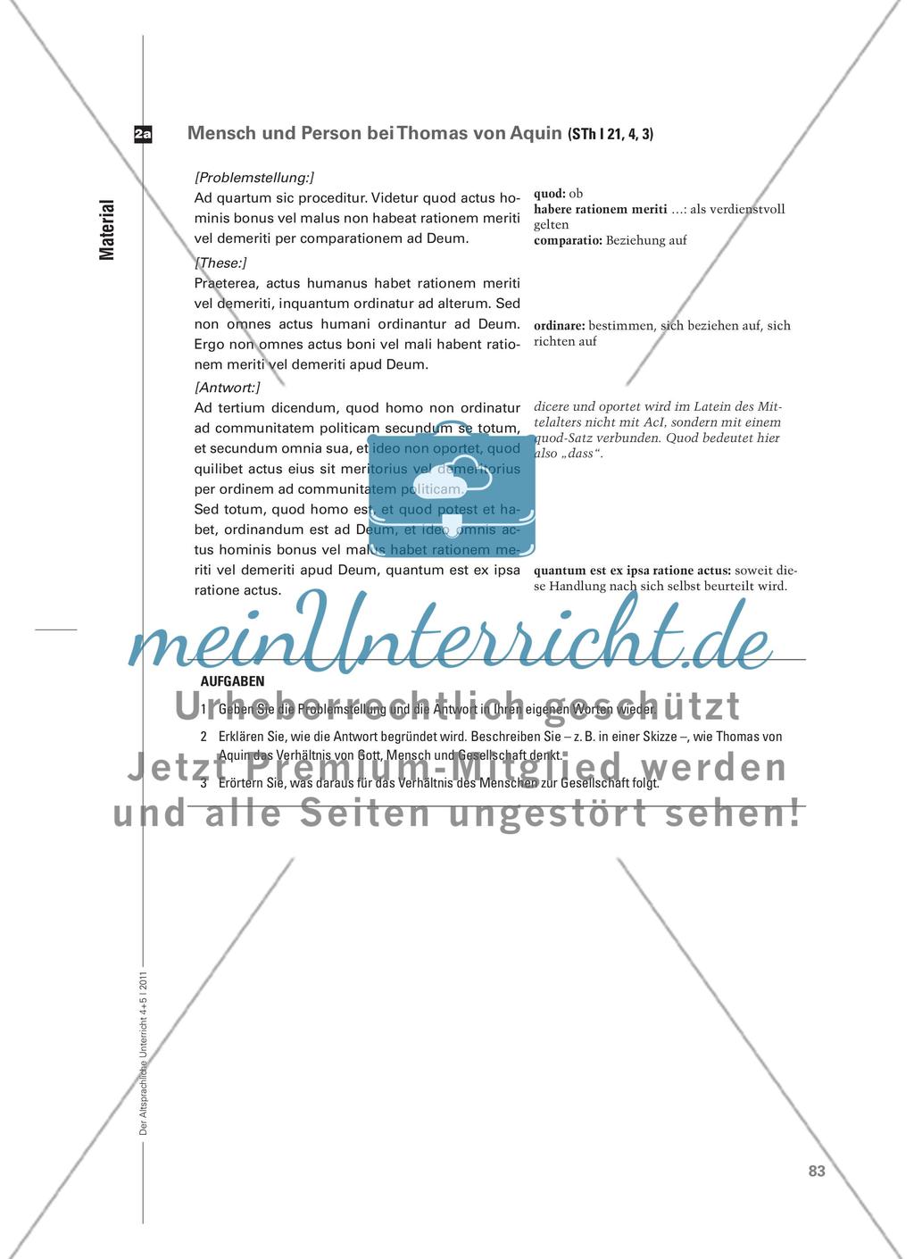 „persona – perfectissimum in tota natura“ - Lateinische Quellentexte zur Menschenrechtsidee Preview 9