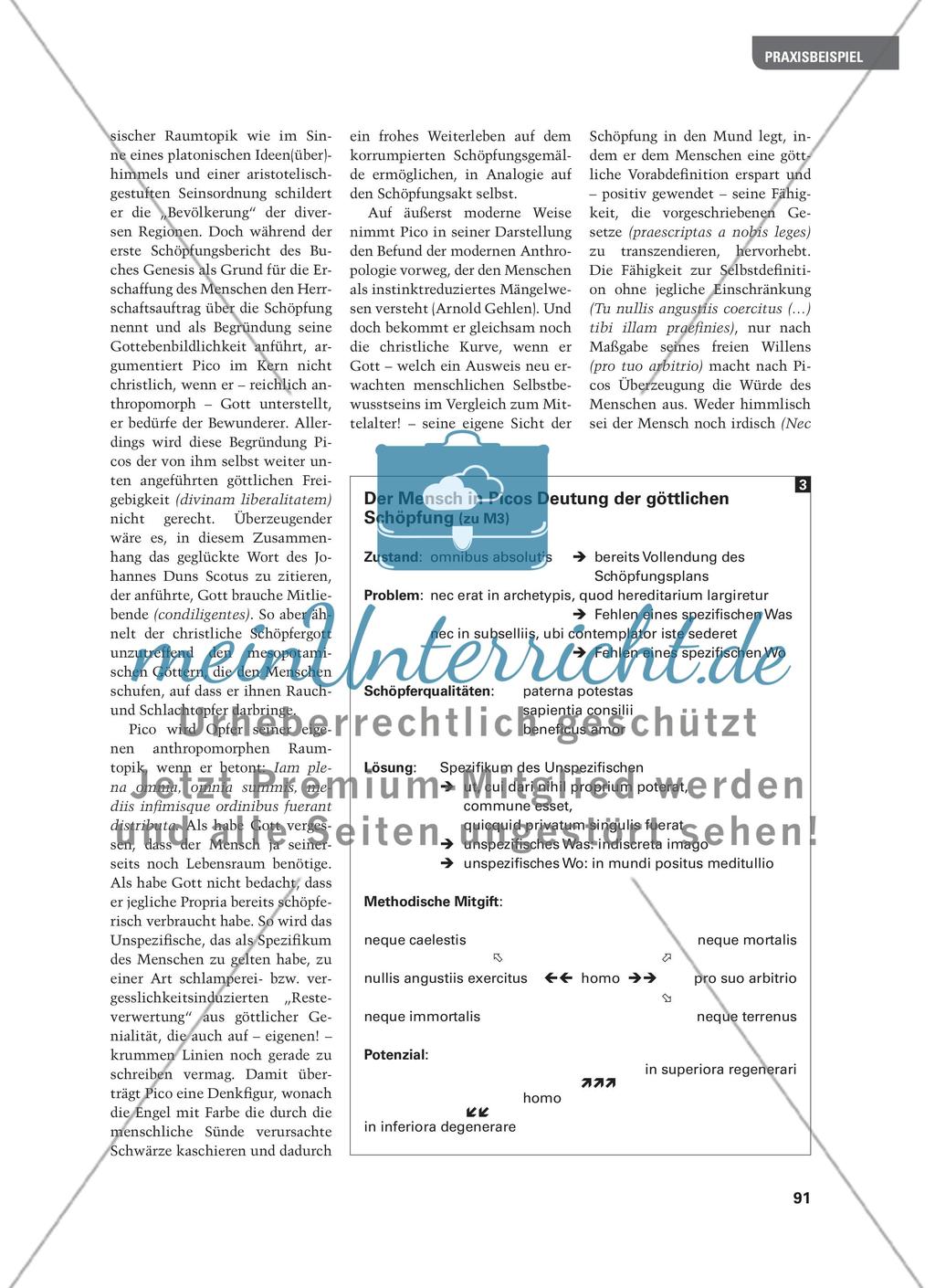 „Ein großes Wunder ist der Mensch“ - Pico della Mirandolas philosophische Begründung der Menschenwürde Preview 4