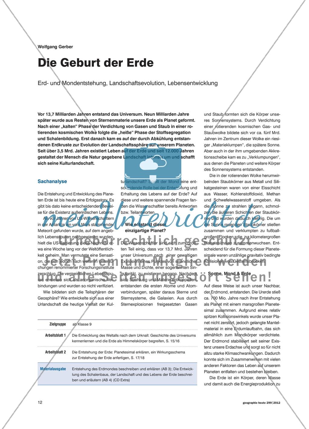 Die Entstehung der Planeten Preview 1