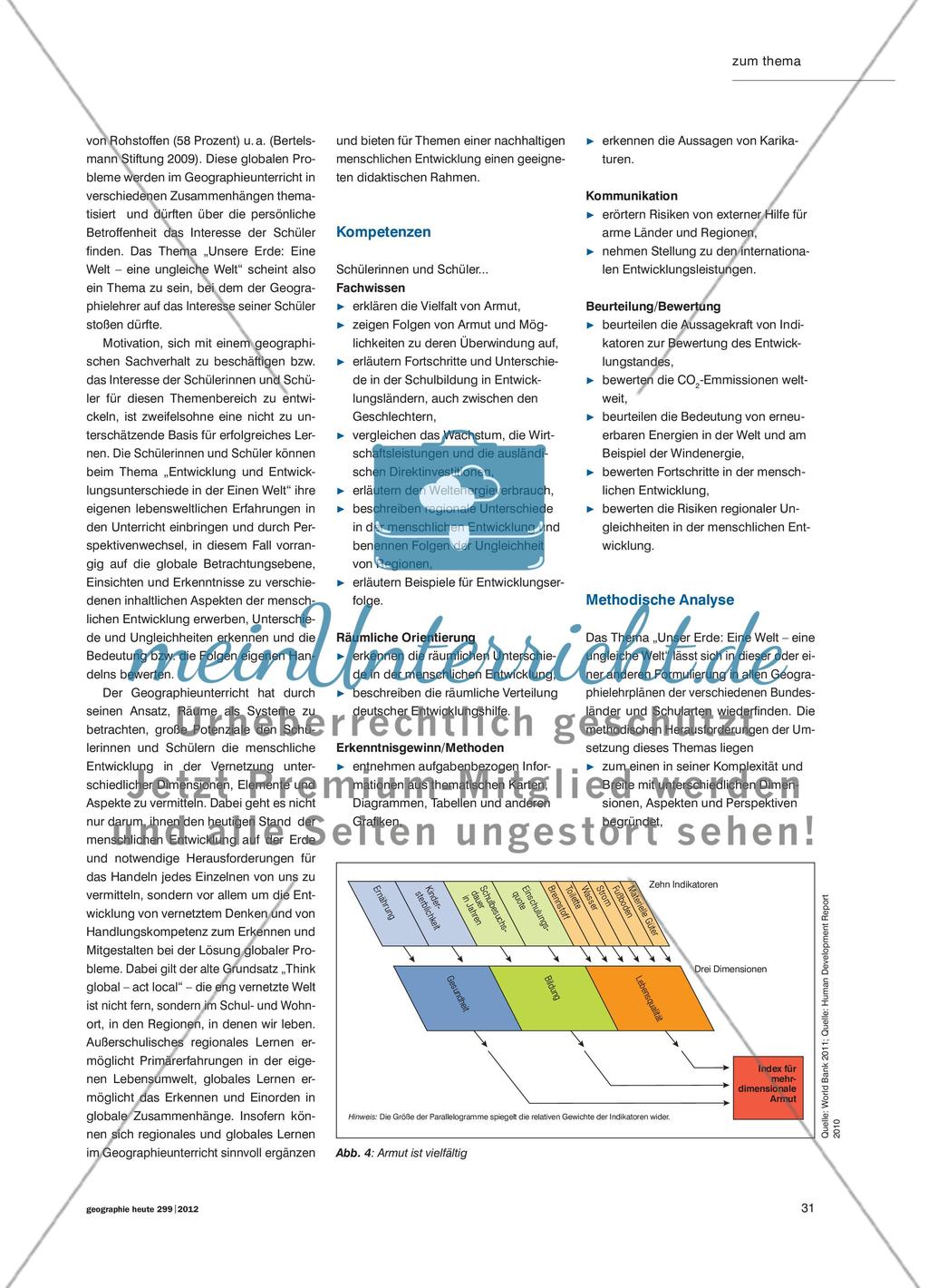 Soziale Disparitäten auf unserer Erde Preview 4