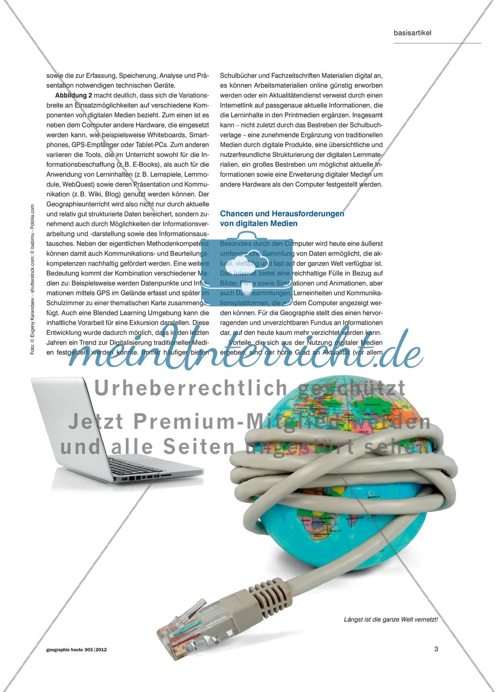 Digitale Medien im Geographieunterricht Preview 2