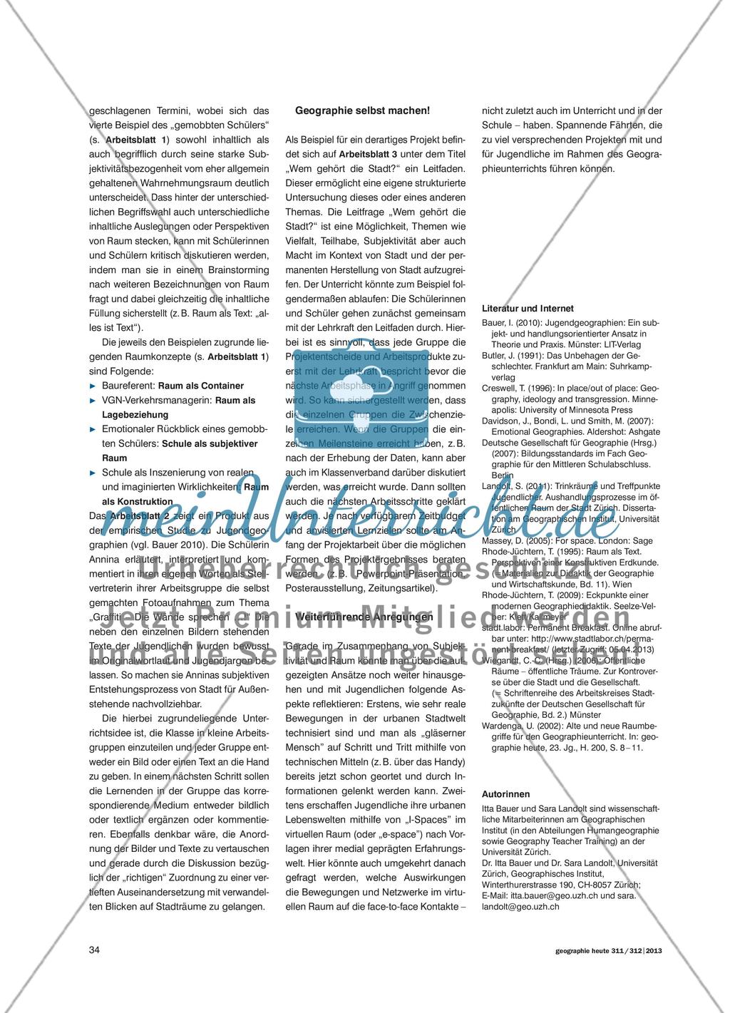 Das kann man aber auch anders sehen! - Bedeutungswandel und Subjektivität von Stadträumen Preview 4