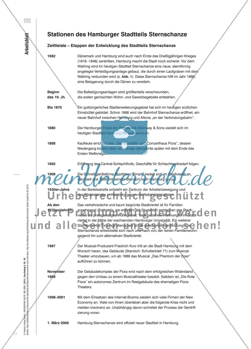 Erfolg oder Enttäuschung im Stadtteil Sternschanze? - Der Prozess der Gentrifizierung am Beispiel des Hamburger Stadtteils Preview 6