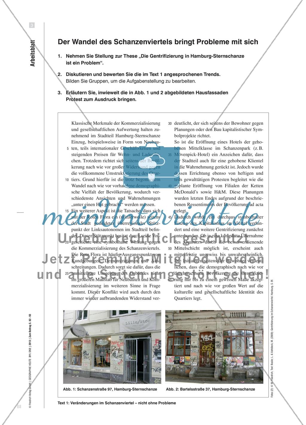 Erfolg oder Enttäuschung im Stadtteil Sternschanze? - Der Prozess der Gentrifizierung am Beispiel des Hamburger Stadtteils Preview 7