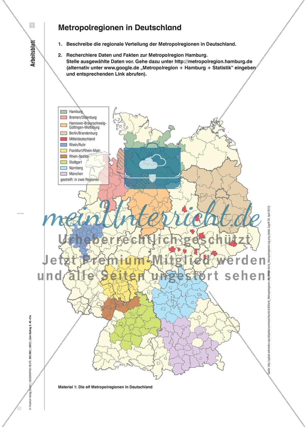 Die Metropolregion Hamburg - Förderung der Raumentwicklung durch eine engere Verknüpfung von Zentrum und Peripherie Preview 4