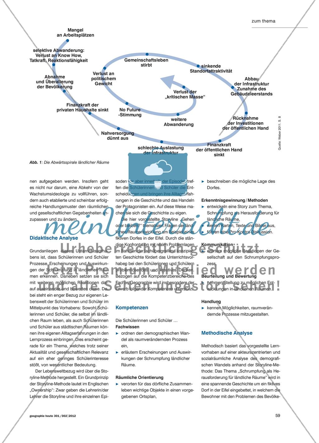 Gehen oder bleiben? - Sozialräumliche Analyse des demographischen Wandels in ländlichen Räumen Preview 2
