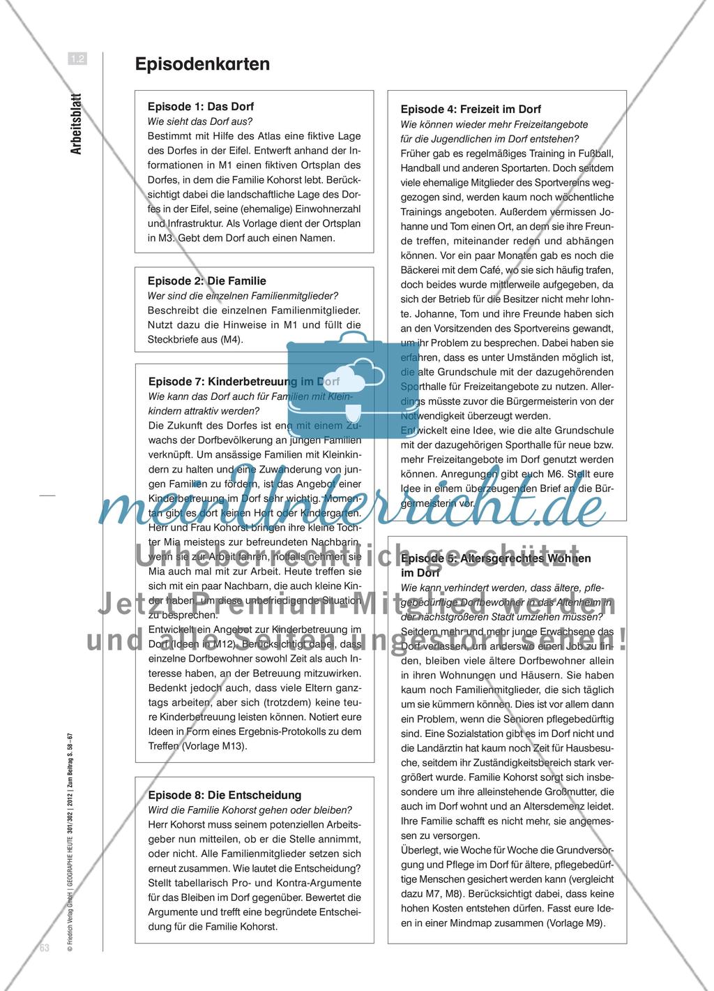 Gehen oder bleiben? - Sozialräumliche Analyse des demographischen Wandels in ländlichen Räumen Preview 6