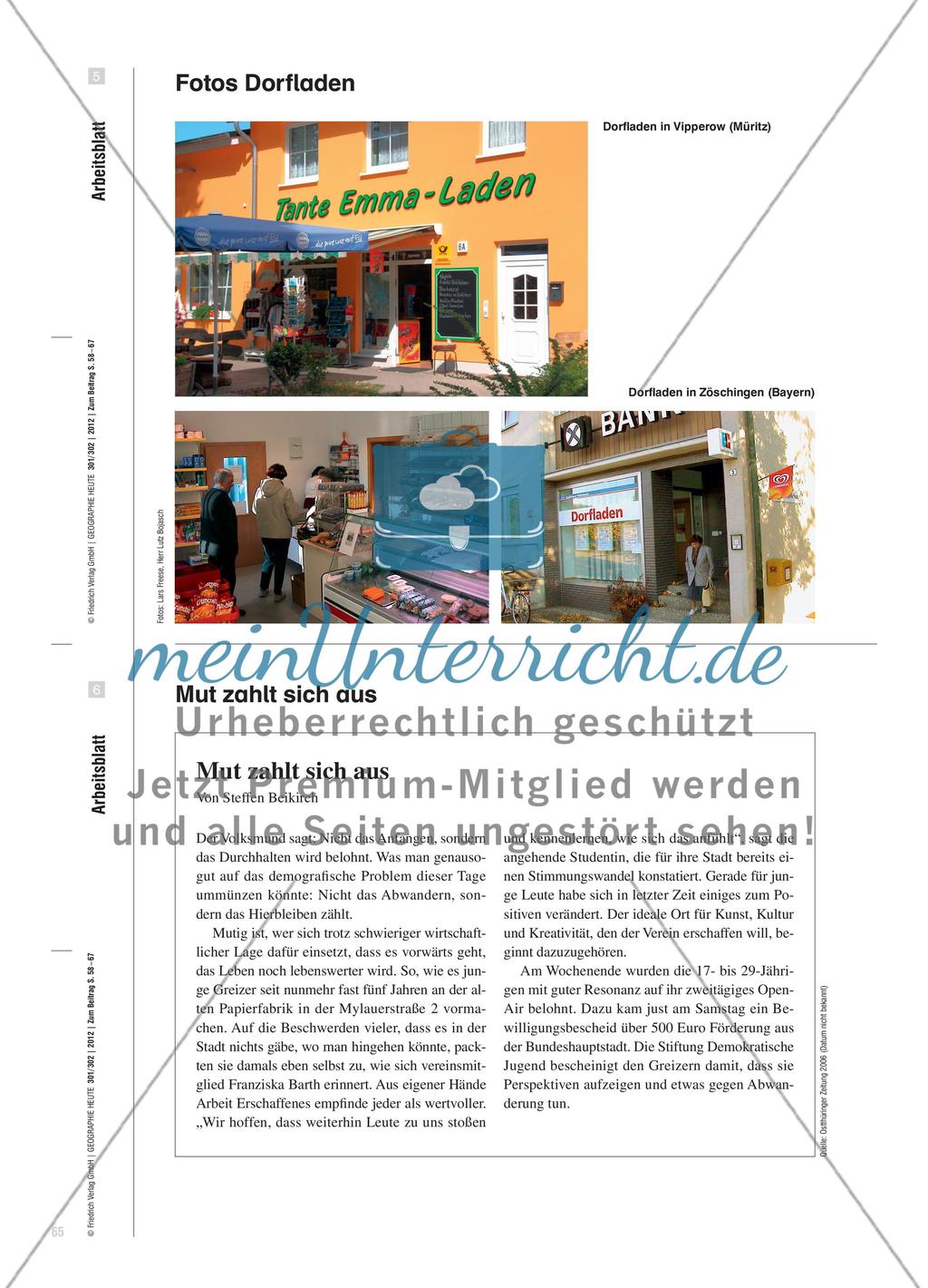 Gehen oder bleiben? - Sozialräumliche Analyse des demographischen Wandels in ländlichen Räumen Preview 8