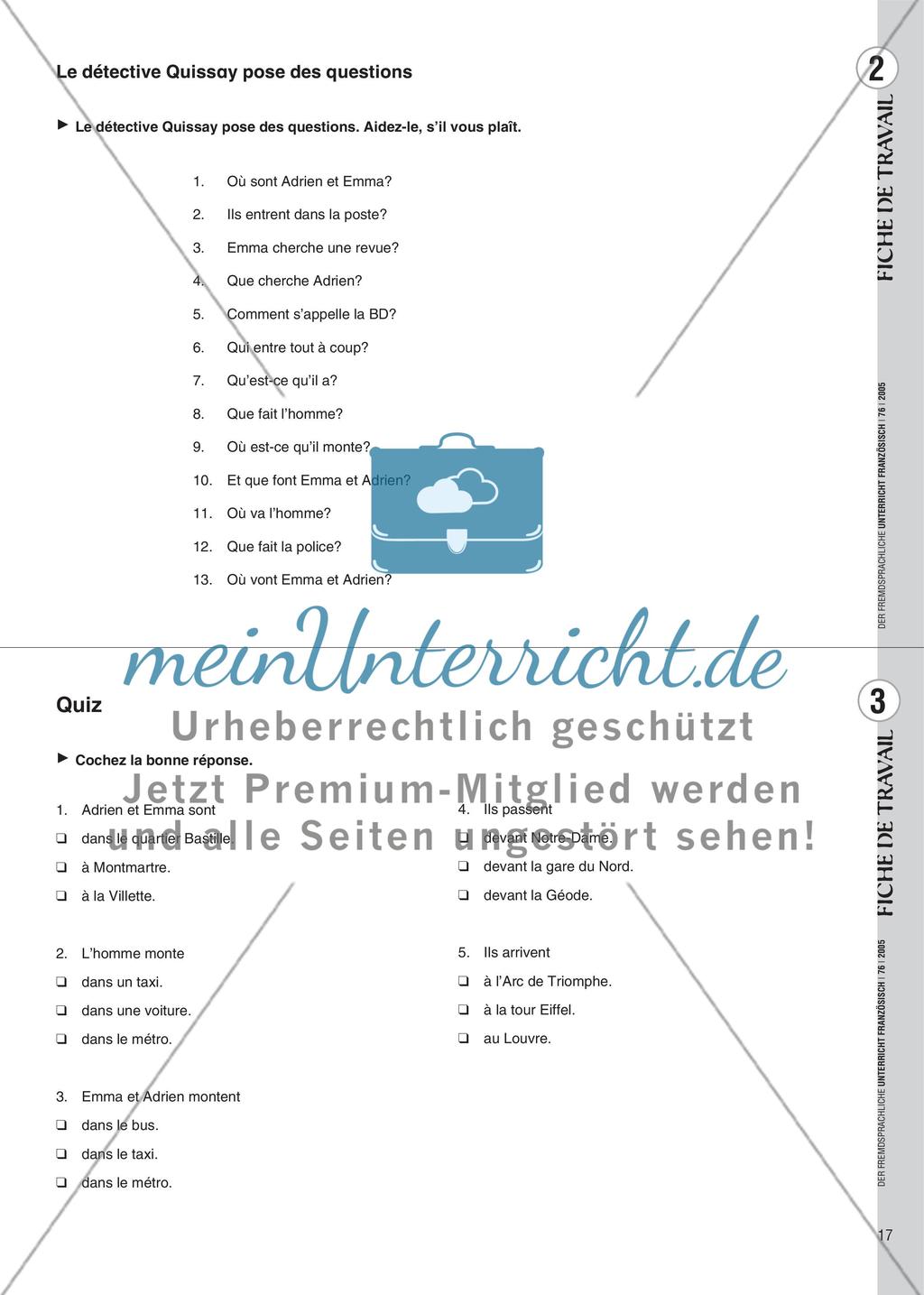 Au voleur! - BDs erstellen und auf der Schulhomepage veröffentlichen Preview 4