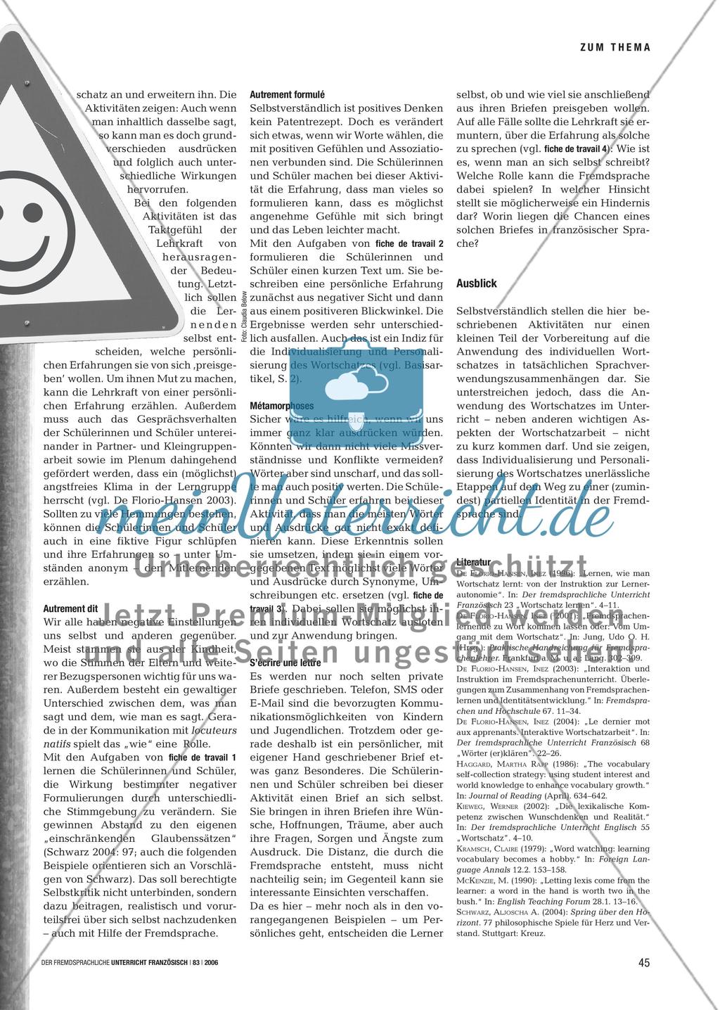 Wortschatzlernen: Positivez! - Mit Formulierung und Wirkung spielen Preview 2