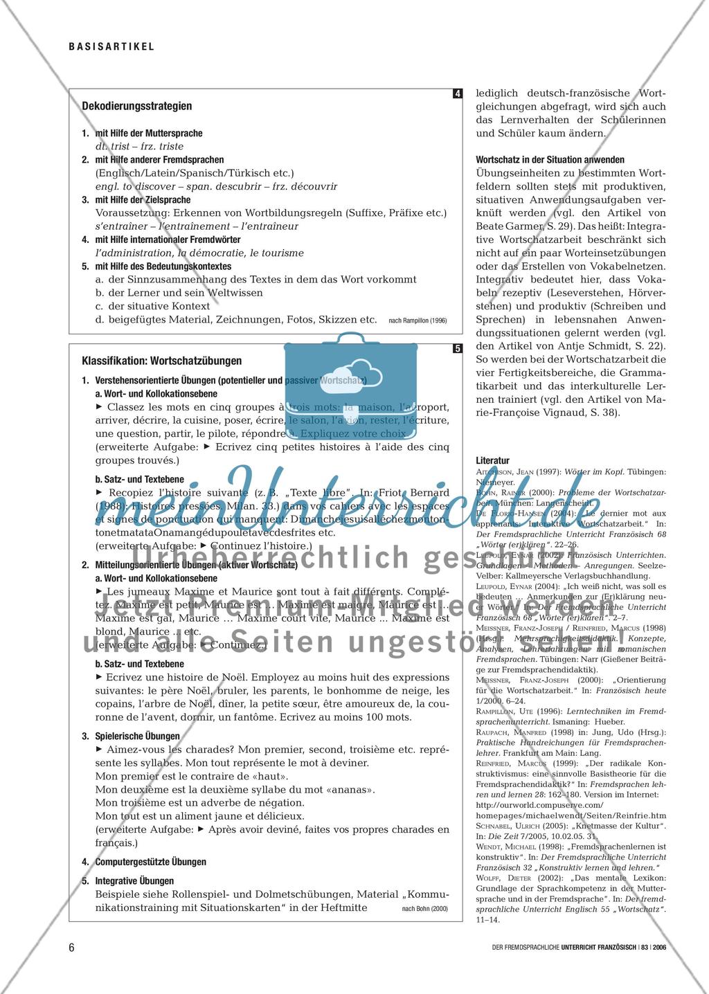 Wortschatzarbeit individuell Preview 5