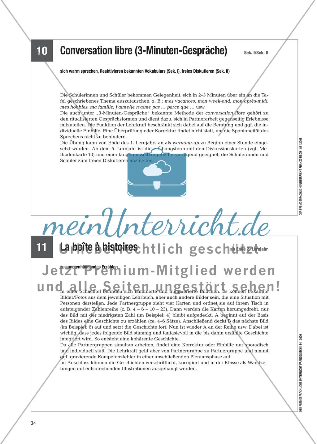 Raus mit der Sprache! - 13 Verfahren zur Förderung der Sprechkompetenz Preview 7