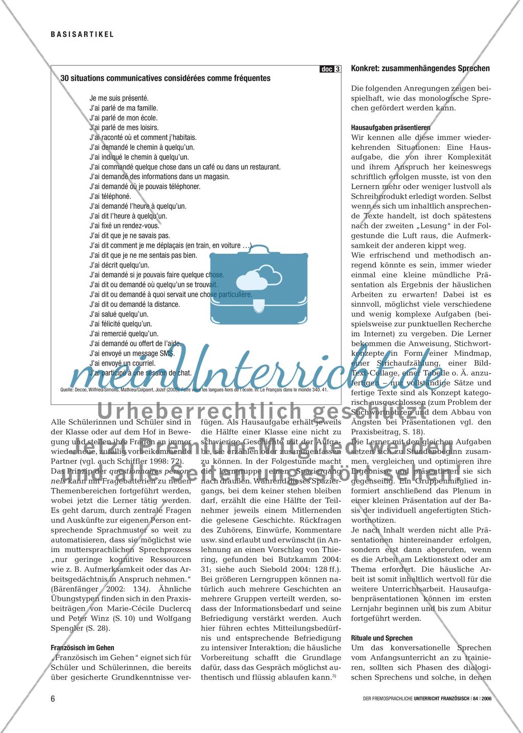La pensée parle, est parlante - Sprechen fördern von Anfang an Preview 5