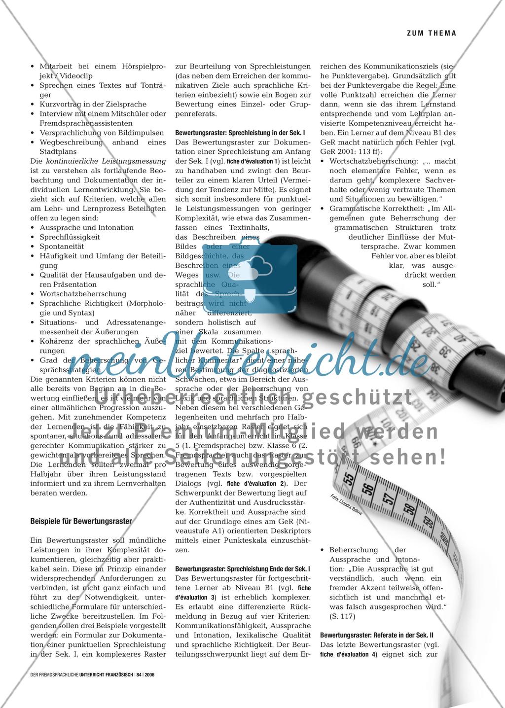 Mehr Mündlichkeit, auch in Klassenarbeiten! - Vorschläge für mündliche Leistungsüberprüfungen Preview 2