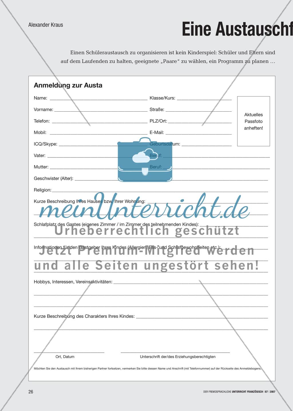 Eine Austauschfahrt planen Preview 1