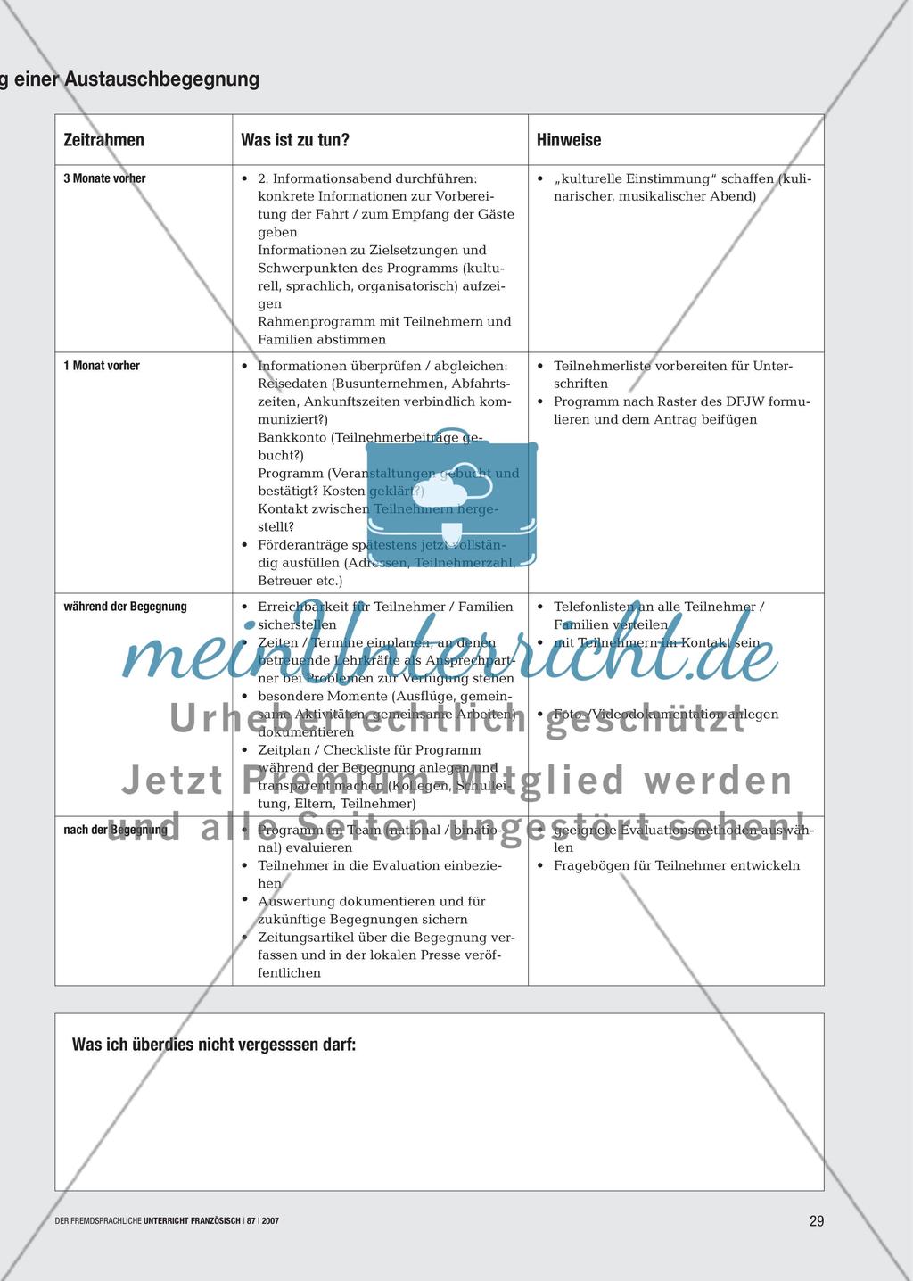 Eine Austauschfahrt planen Preview 4