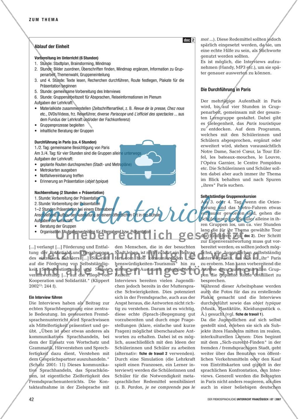 Paris pour moi - Verschiedene Facetten von Paris bei einer Klassenfahrt entdecken Preview 4