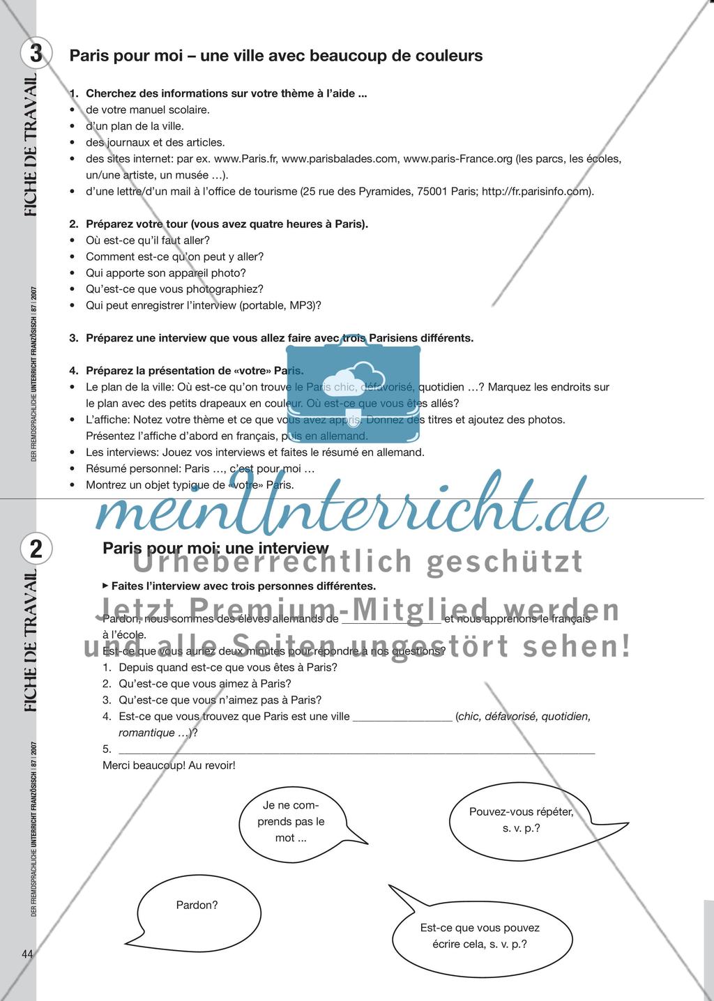 Paris pour moi - Verschiedene Facetten von Paris bei einer Klassenfahrt entdecken Preview 6
